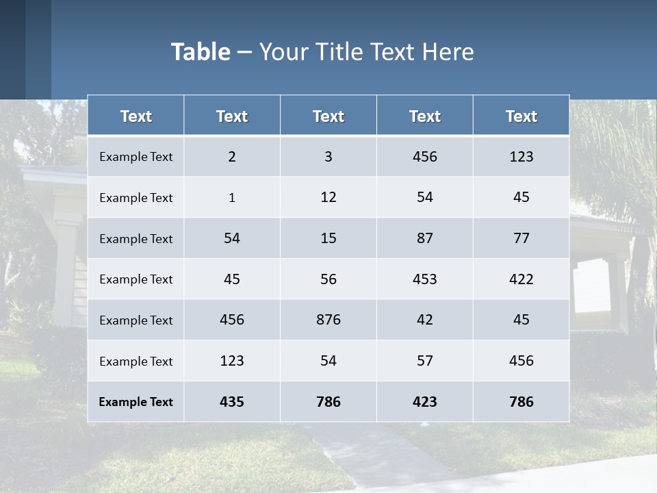 House PowerPoint Template