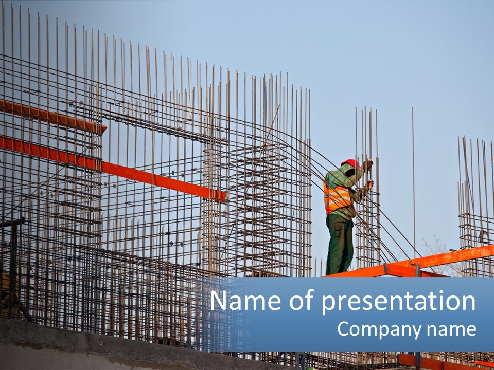 Linking Rebar To Build Walls PowerPoint Template