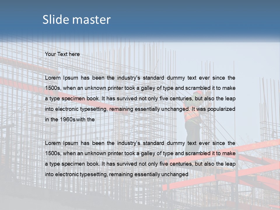 Linking Rebar To Build Walls PowerPoint Template