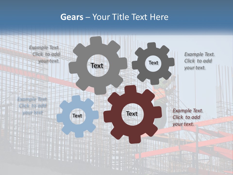 Linking Rebar To Build Walls PowerPoint Template