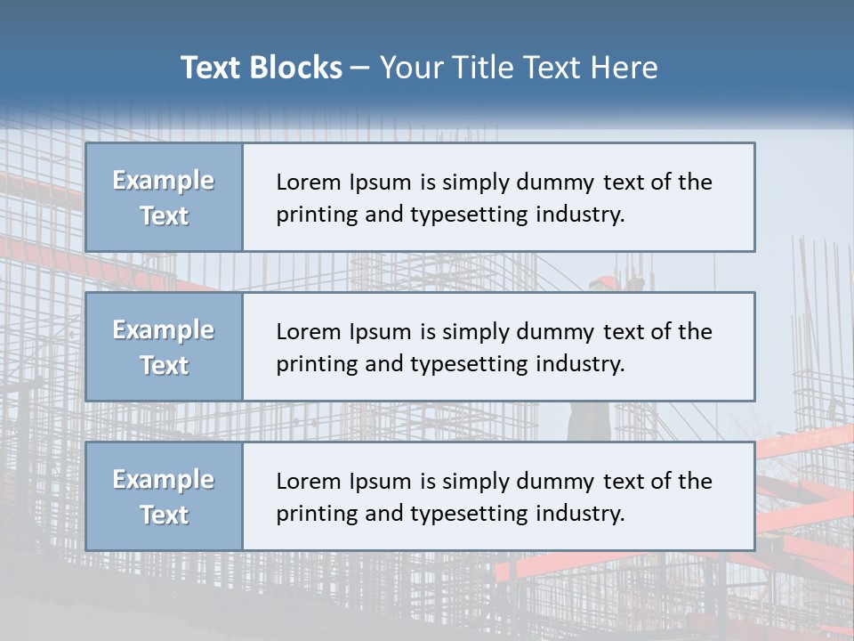 Linking Rebar To Build Walls PowerPoint Template