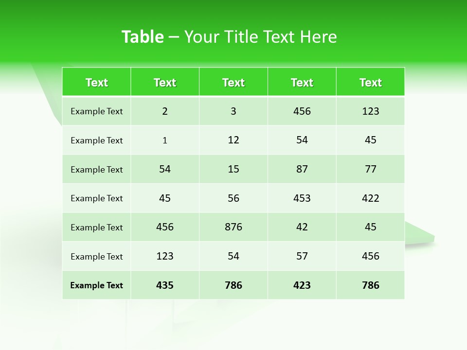 Growth Chart PowerPoint Template