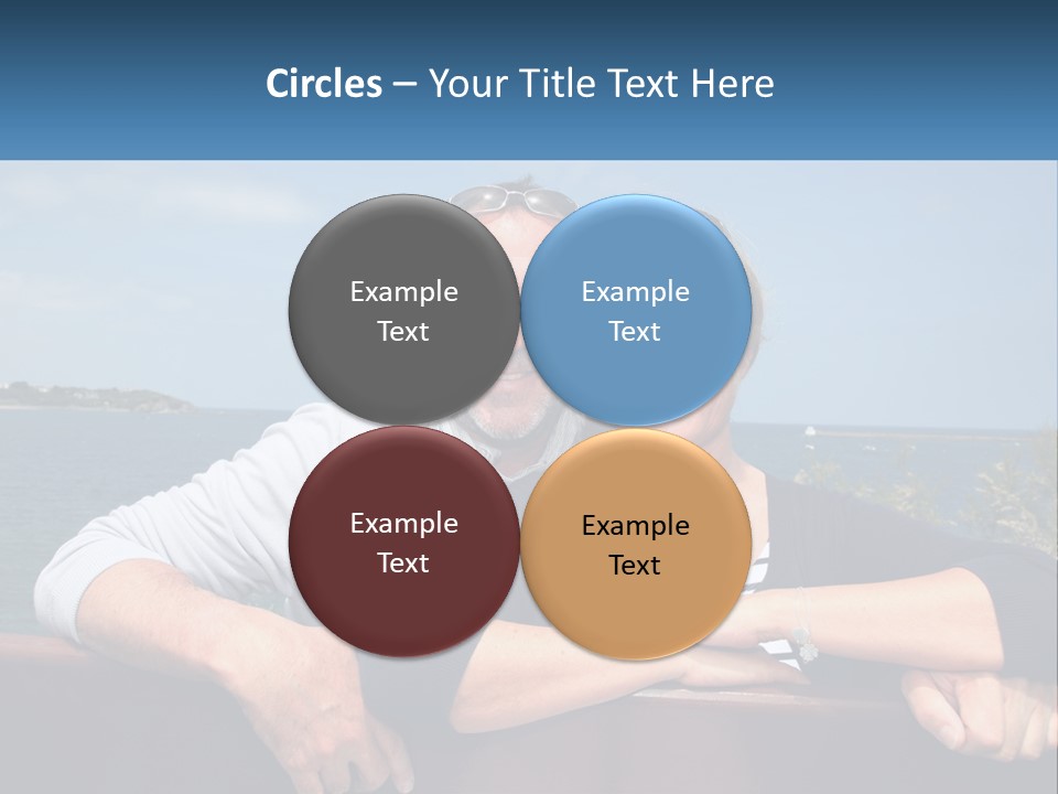 Couple On Vacation PowerPoint Template