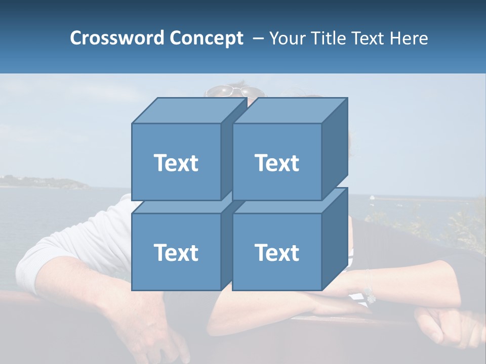 Couple On Vacation PowerPoint Template