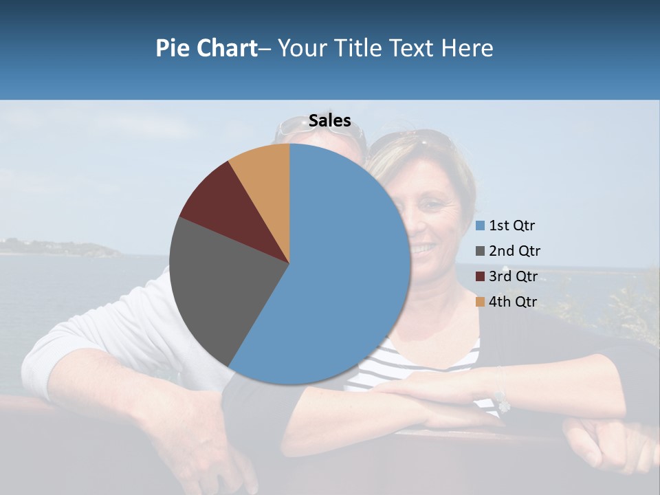 Couple On Vacation PowerPoint Template