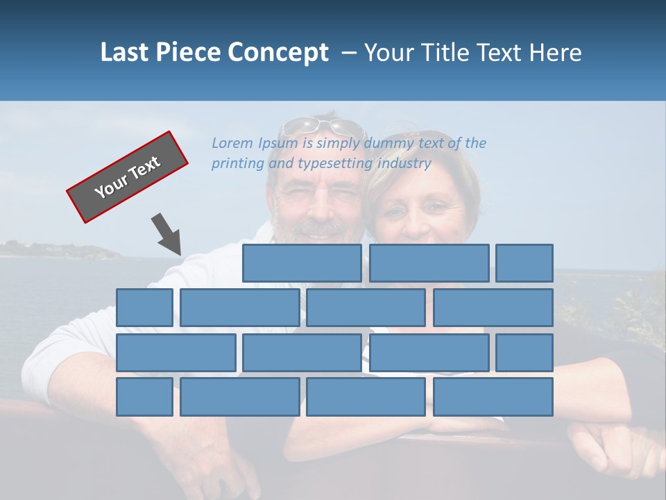 Couple On Vacation PowerPoint Template