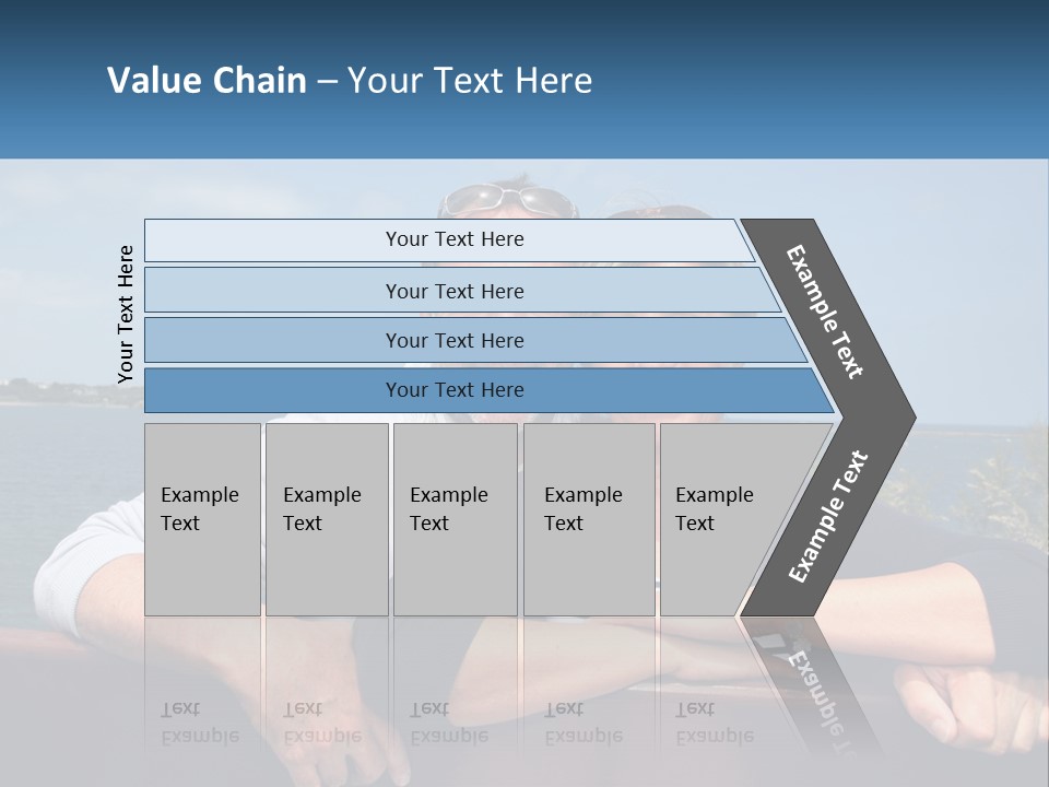 Couple On Vacation PowerPoint Template