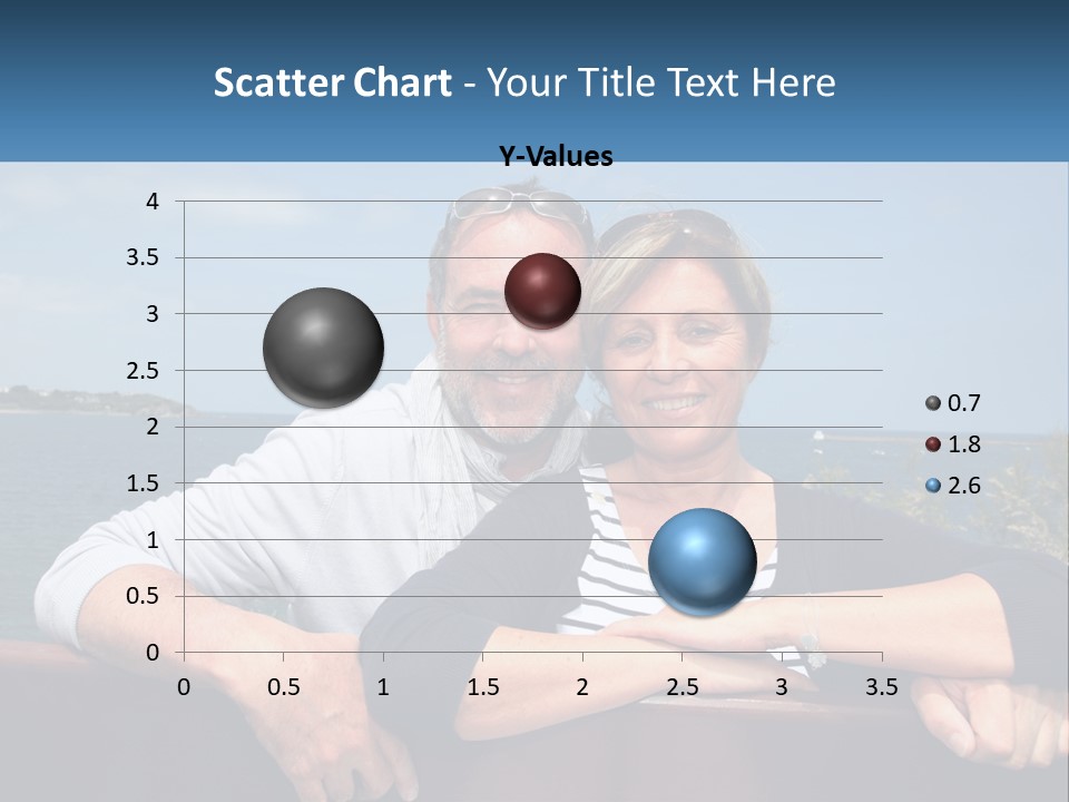 Couple On Vacation PowerPoint Template