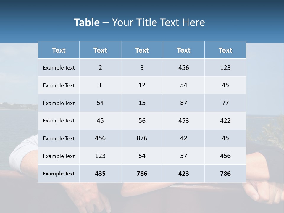 Couple On Vacation PowerPoint Template