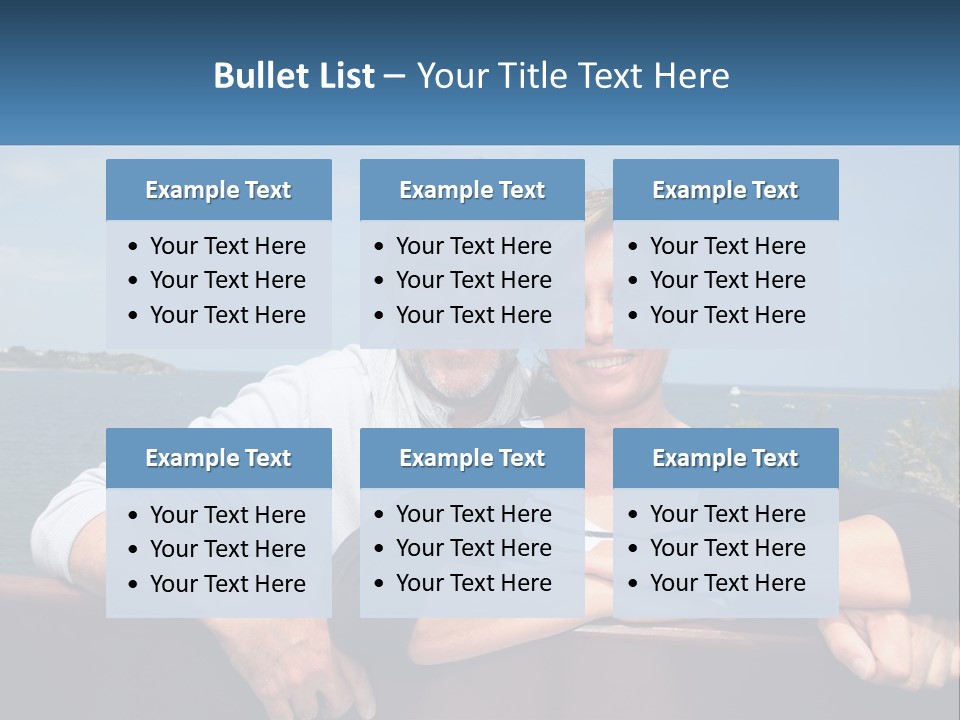 Couple On Vacation PowerPoint Template