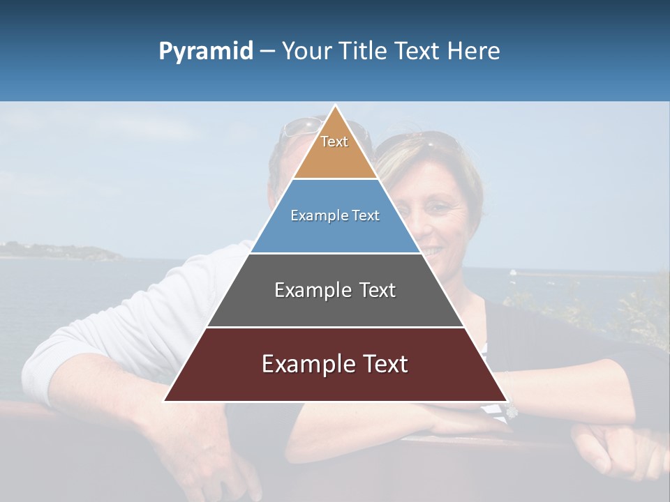 Couple On Vacation PowerPoint Template