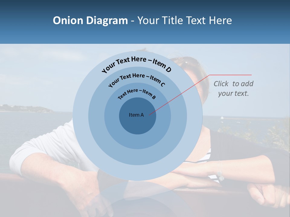 Couple On Vacation PowerPoint Template