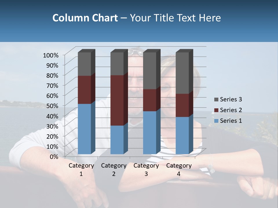 Couple On Vacation PowerPoint Template