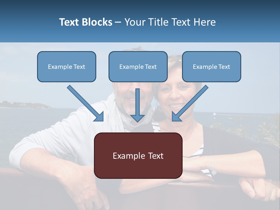 Couple On Vacation PowerPoint Template