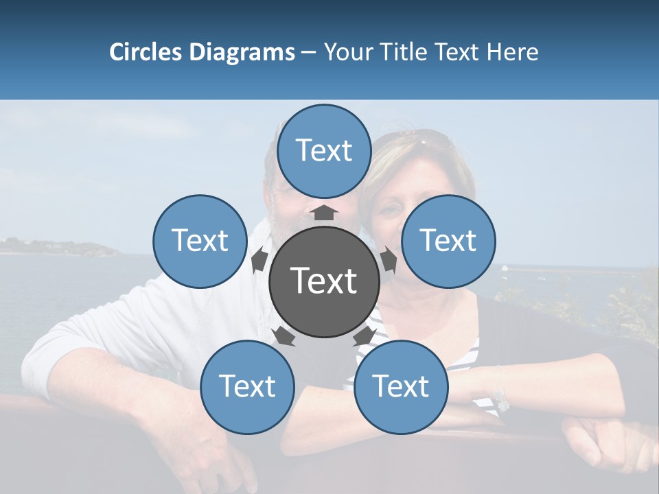 Couple On Vacation PowerPoint Template