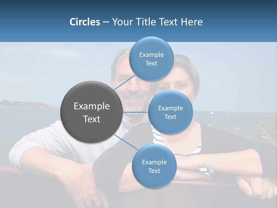 Couple On Vacation PowerPoint Template