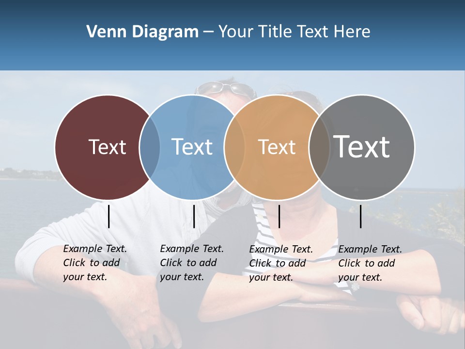 Couple On Vacation PowerPoint Template