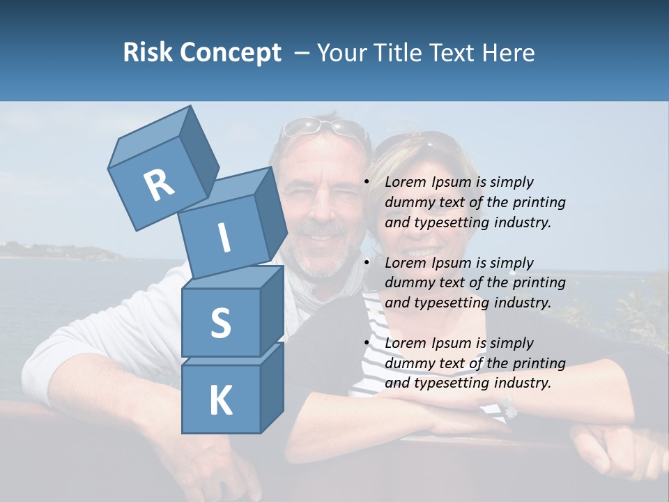 Couple On Vacation PowerPoint Template