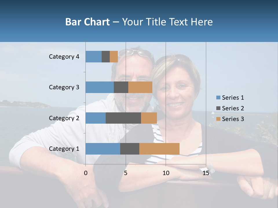 Couple On Vacation PowerPoint Template