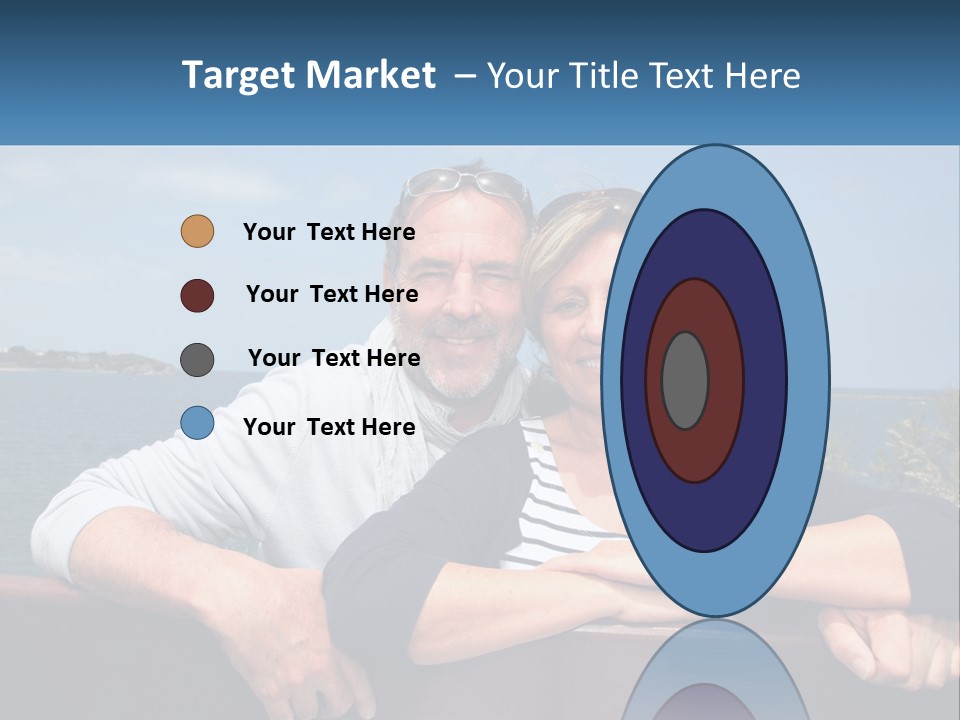 Couple On Vacation PowerPoint Template