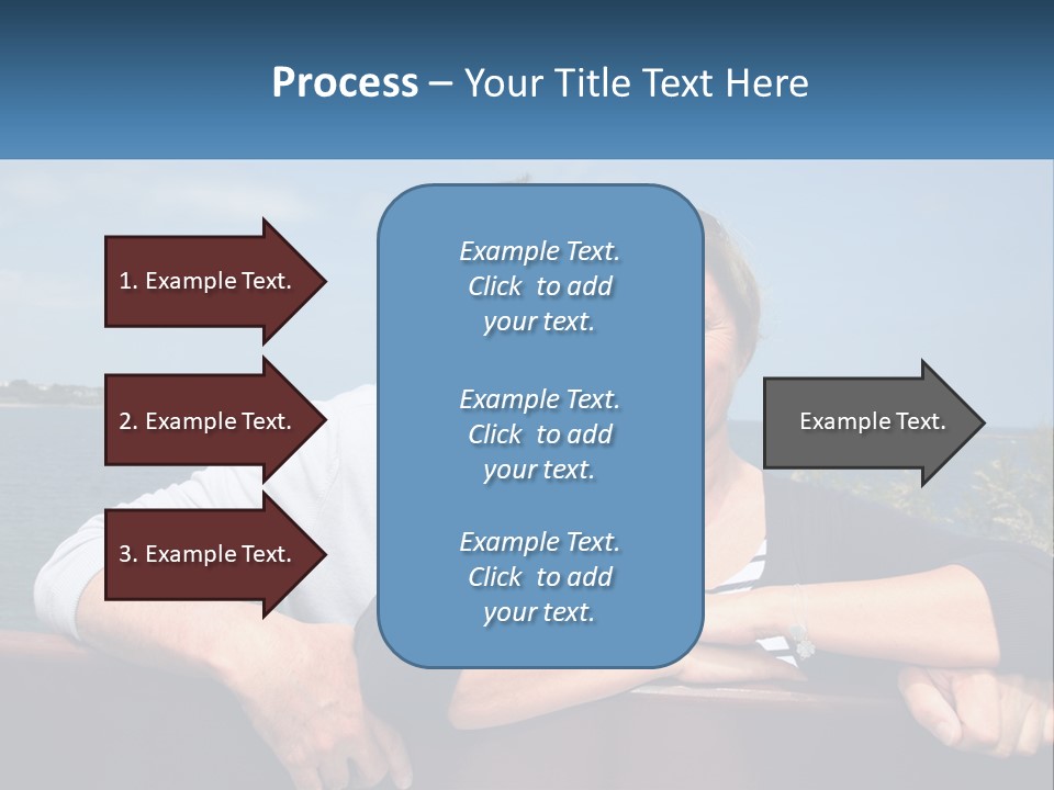 Couple On Vacation PowerPoint Template
