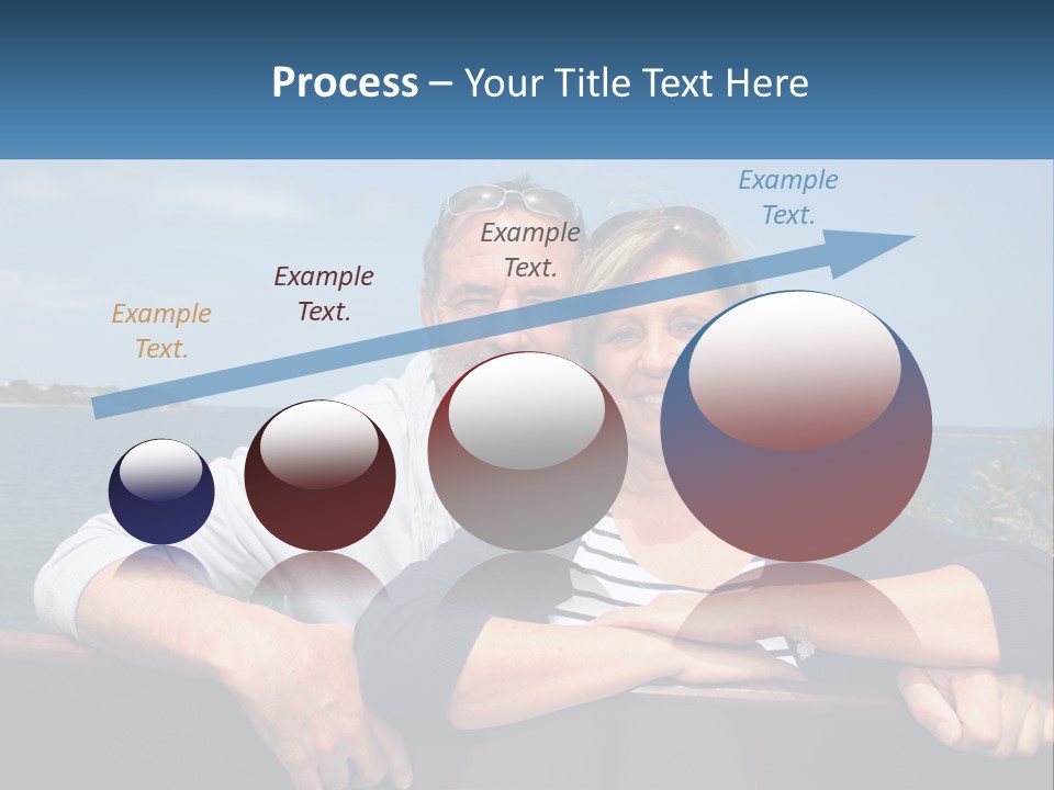 Couple On Vacation PowerPoint Template