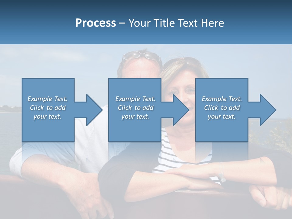 Couple On Vacation PowerPoint Template