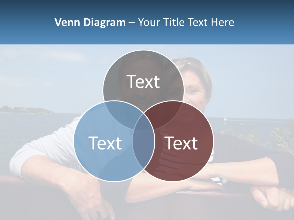 Couple On Vacation PowerPoint Template