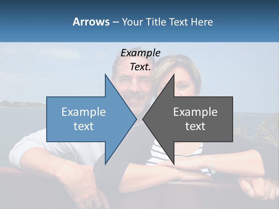 Couple On Vacation PowerPoint Template