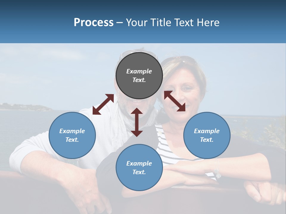 Couple On Vacation PowerPoint Template