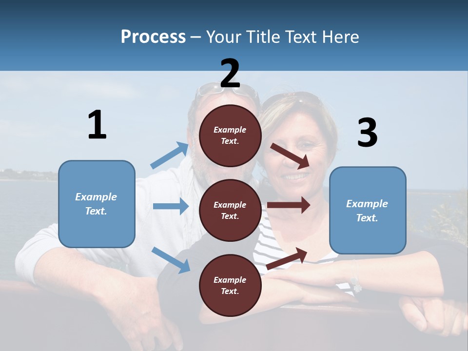 Couple On Vacation PowerPoint Template
