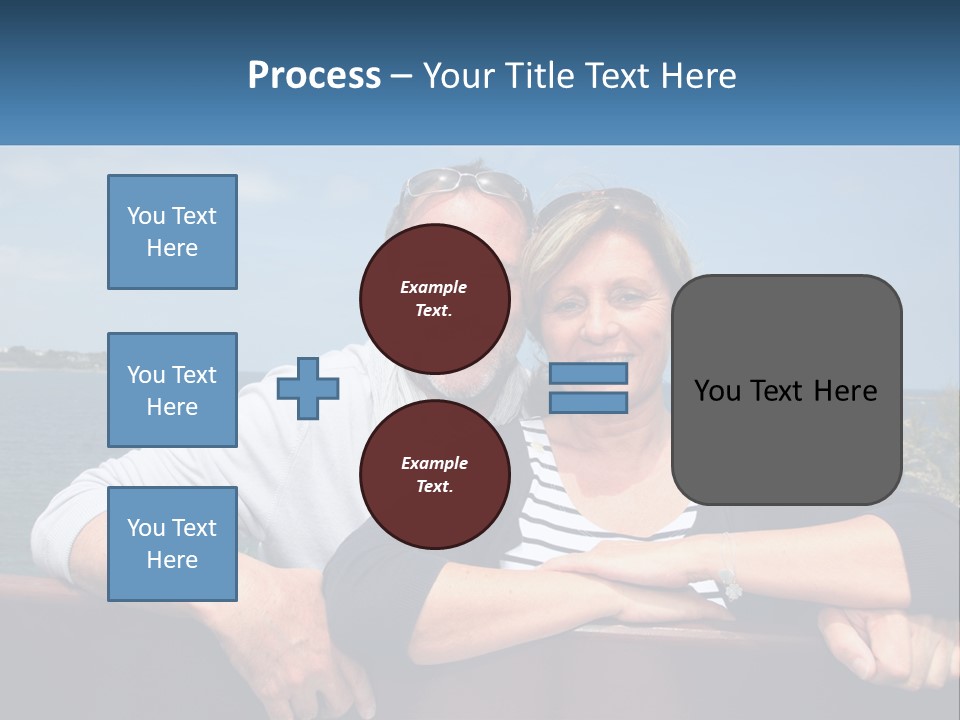 Couple On Vacation PowerPoint Template