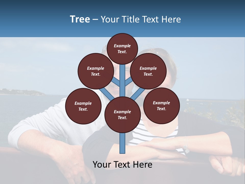 Couple On Vacation PowerPoint Template