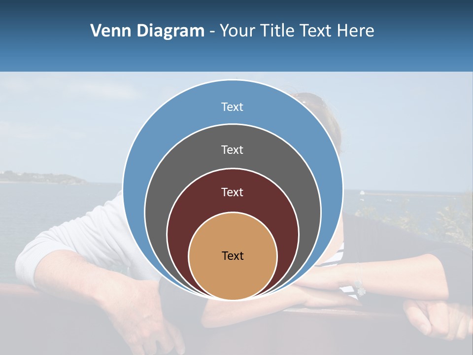 Couple On Vacation PowerPoint Template