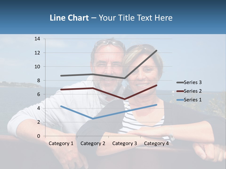 Couple On Vacation PowerPoint Template