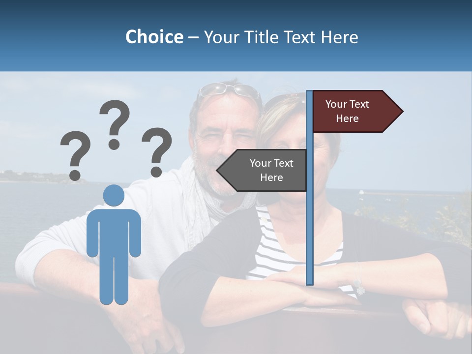 Couple On Vacation PowerPoint Template