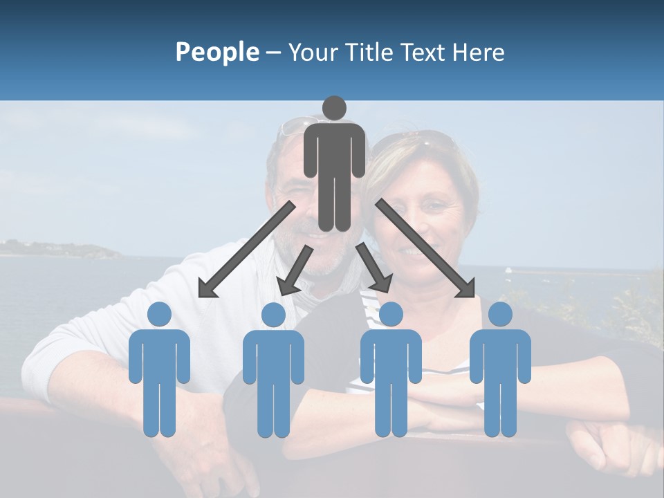 Couple On Vacation PowerPoint Template