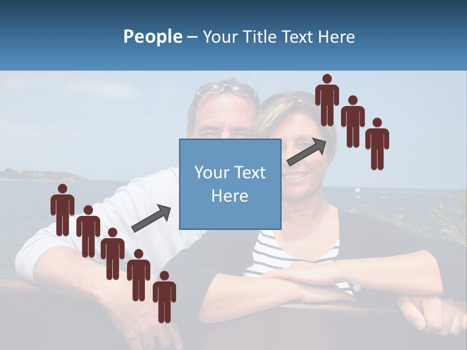 Couple On Vacation PowerPoint Template