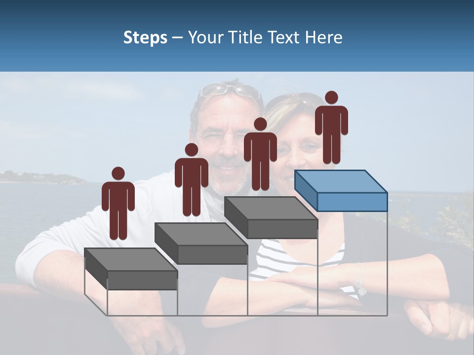 Couple On Vacation PowerPoint Template