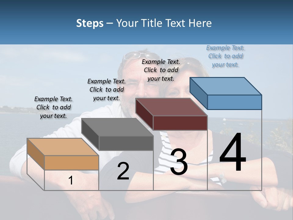 Couple On Vacation PowerPoint Template