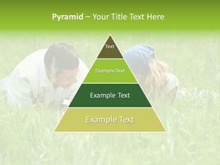 Family Resting On The Grass PowerPoint Template