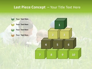 Family Resting On The Grass PowerPoint Template