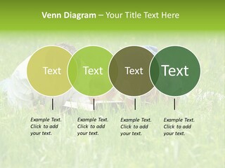 Family Resting On The Grass PowerPoint Template