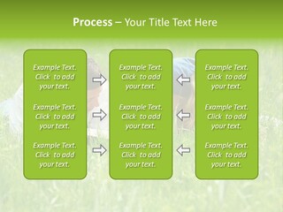 Family Resting On The Grass PowerPoint Template