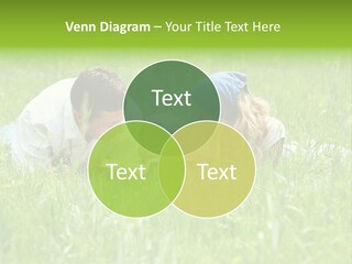 Family Resting On The Grass PowerPoint Template