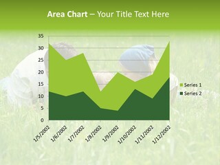 Family Resting On The Grass PowerPoint Template