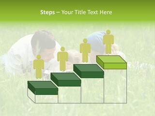 Family Resting On The Grass PowerPoint Template
