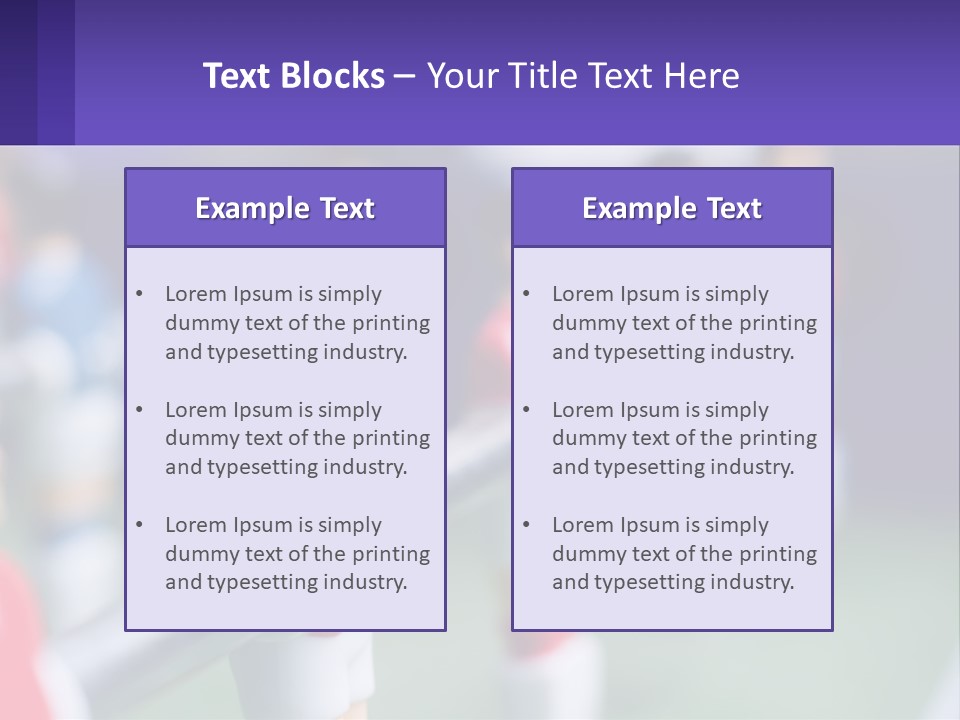 Table Soccer PowerPoint Template