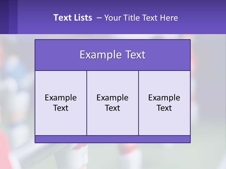 Table Soccer PowerPoint Template