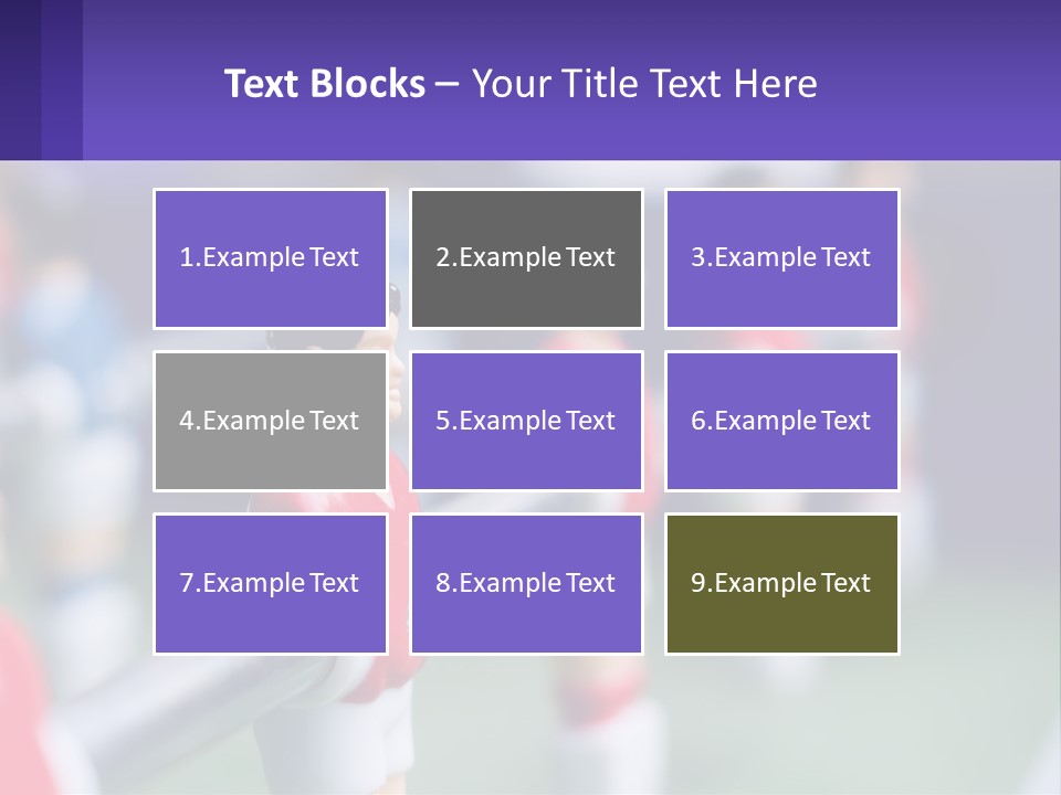 Table Soccer PowerPoint Template